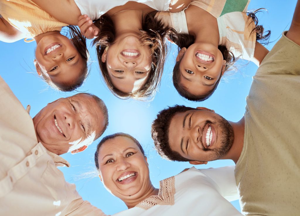 A photo of happy family.